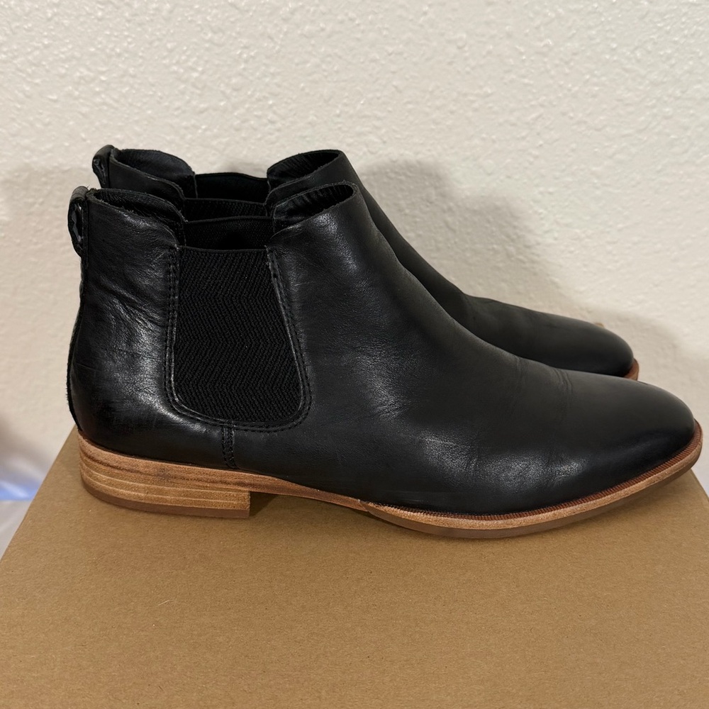 Kork-Ease Kama black leather Chelsea ankle boots. Comfortable Small heel - Picture 13 of 14